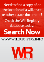 Will Registry - Register your will online.